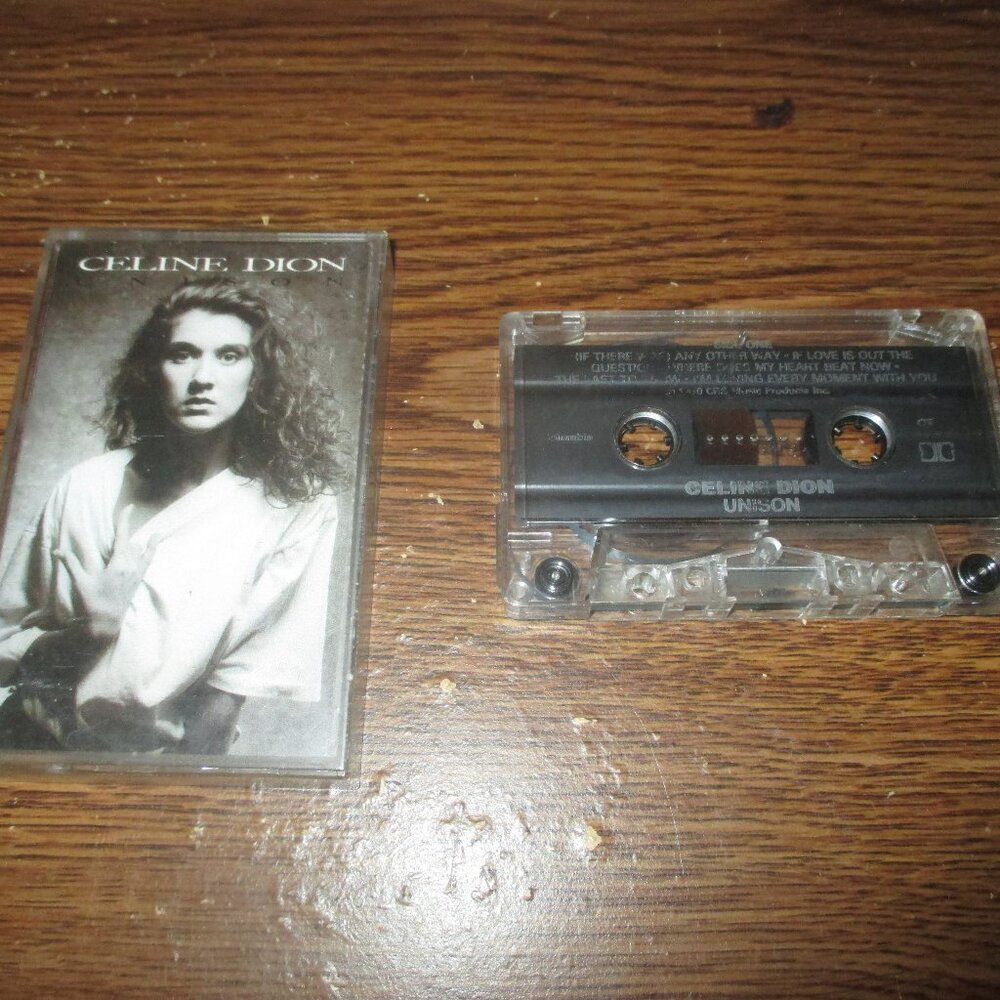 Celine Dion -Unison on cassette (Sony Music Entertainment, 1990)